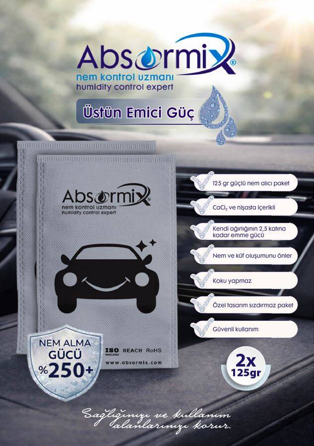 Moisture Absorber Pack Car 2x125 g - 3